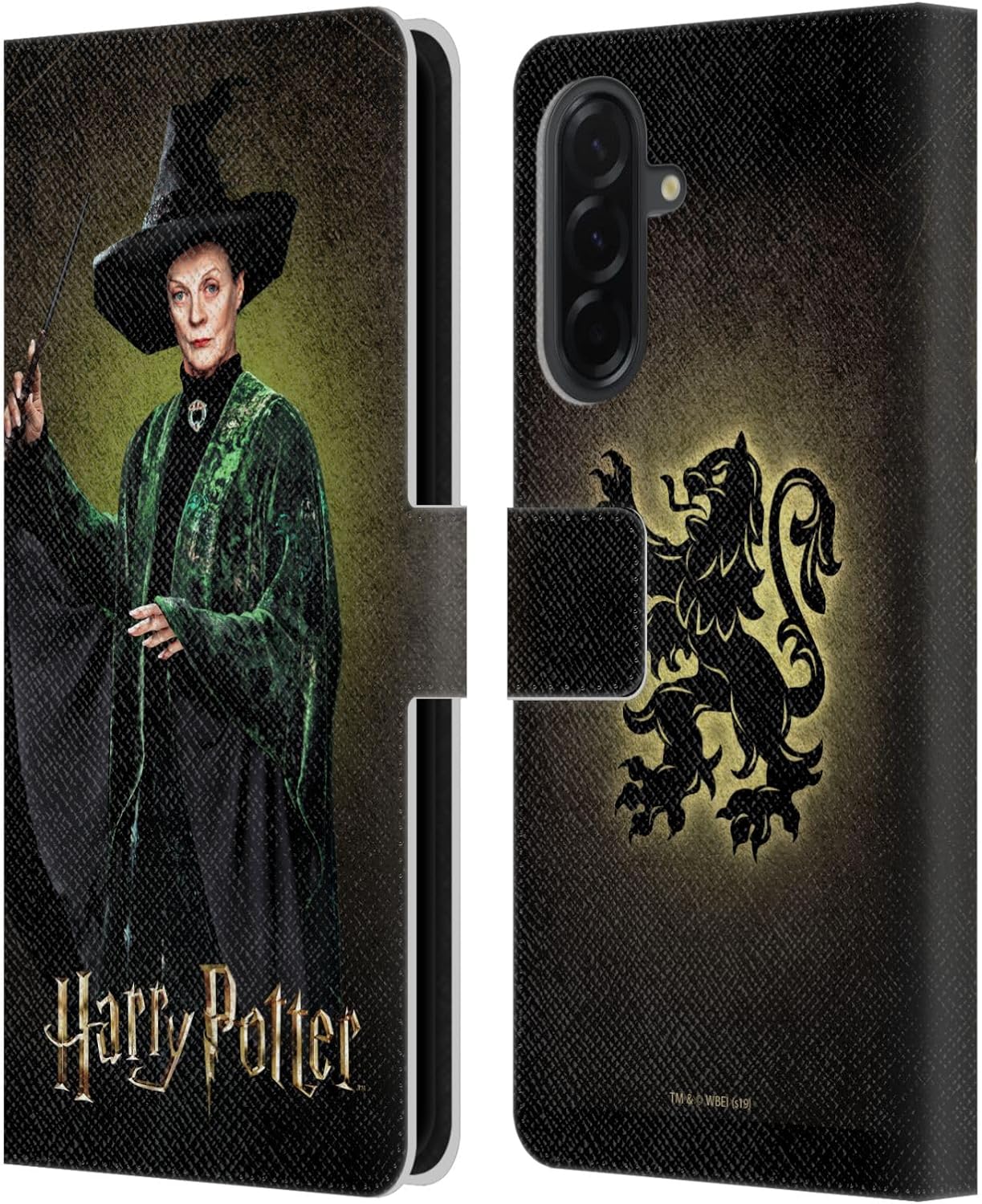 Head Case Designs Officially Licensed Harry Potter Minerva Mcgonagall Chamber of Secrets IV Leather Wallet Case Compatible with Samsung Galaxy A36 5G
