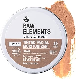 Raw Element - Crema facial teñida ultra hidra...
