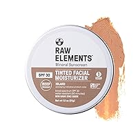 Vista 13 de Raw Elements: Crema Facial con color hidratante de amplio espectro, resistente al agua SPF 30 +, 1.8 onzas