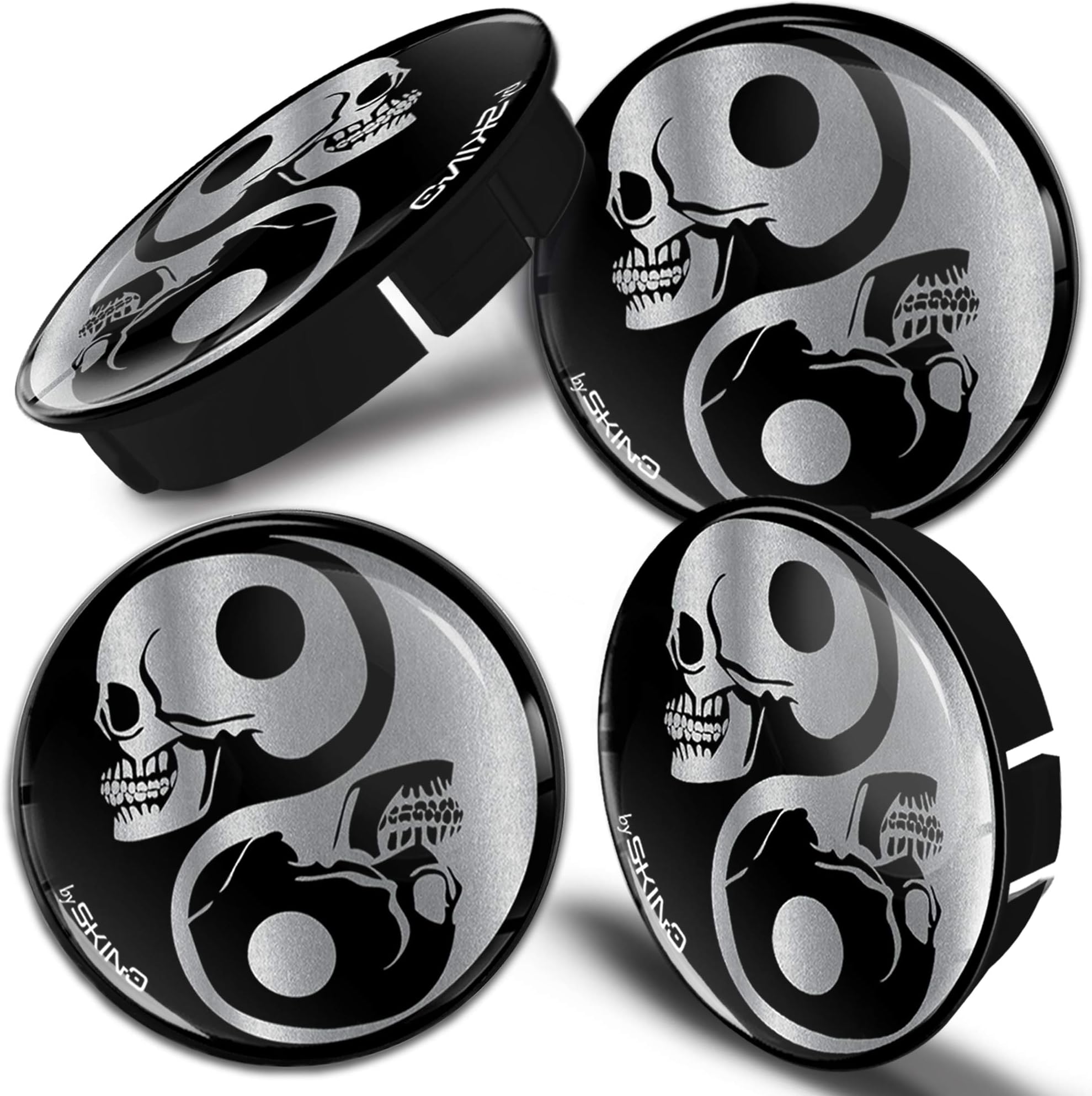 225 60 R17 Nexen 4 Coprimozzo Neri Universali Flessibili 60 Mm / 56 Mm - Per Cerchi In Lega, Finitura Lucida O Opaca Adesivi Cerchi Motocross - Foto 7