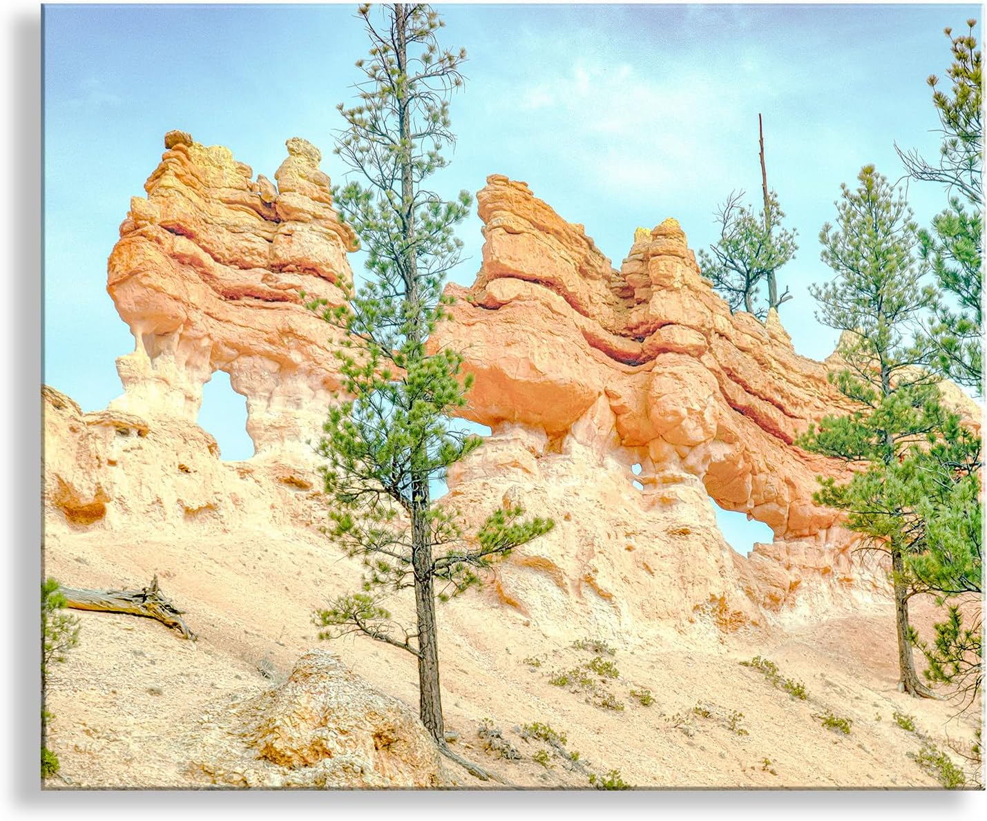 Bryce Canyon Utah Desert Hoodoo Landscape Photograph as Home Decor Art Print