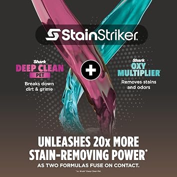 Shark CarpetXpert HairPro | Upright Carpet, Area Rug & Upholstery Cleaner | StainStriker Handheld Tough Stain Remover & Onboard Self Clean | Pet Hair Pickup & Odor Removal | 4 Tools | Copper | EX301