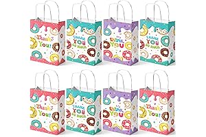 VGOODALL 32PCS Donut Favor Bags: Perfect for Party Pleasures