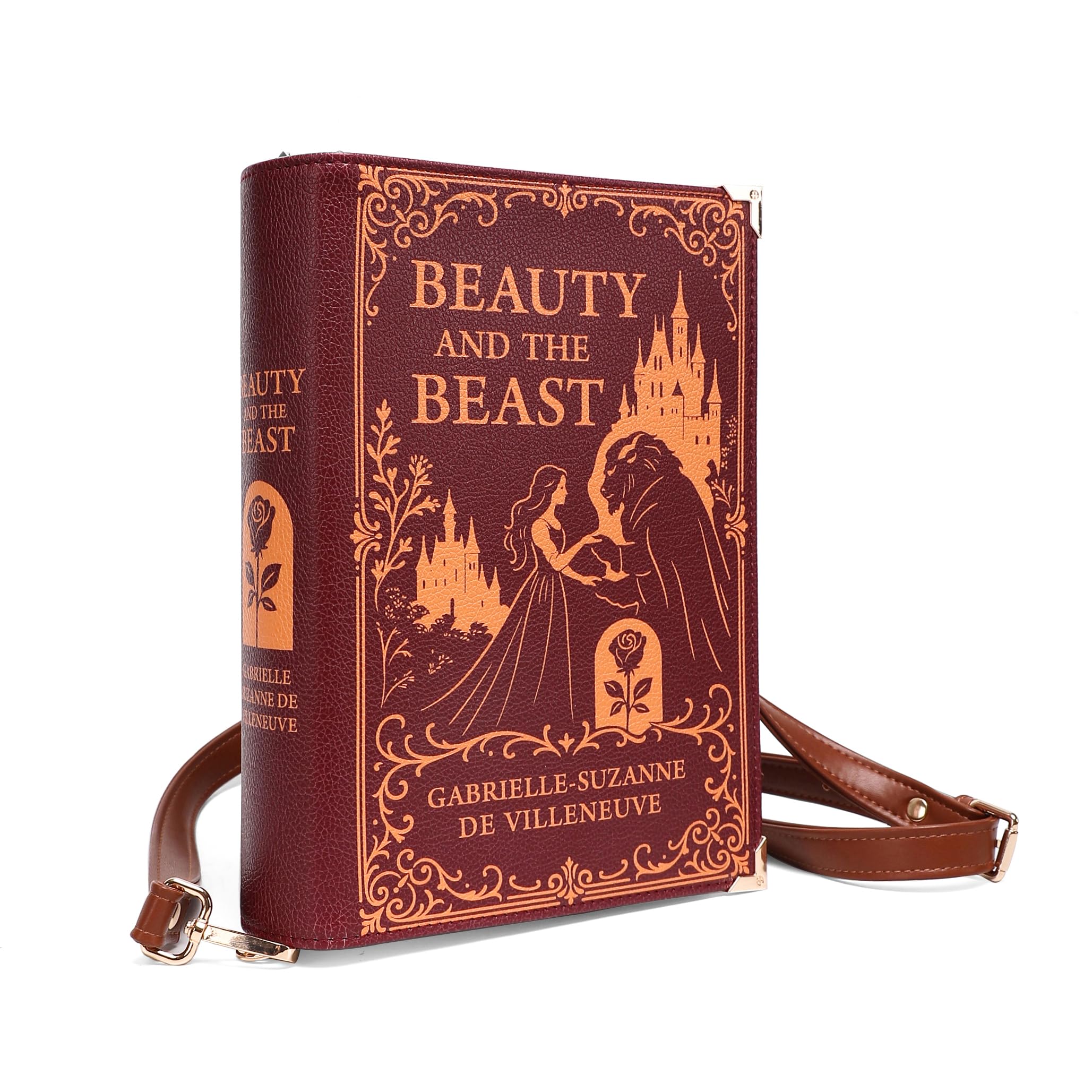 Beauty and the Beast Cross-Body Shoulder Bag – Perfect for Book Lovers - Book Purse Clutch - Bookish Gift for Her - Fairy Tale Valentine’s Day Present