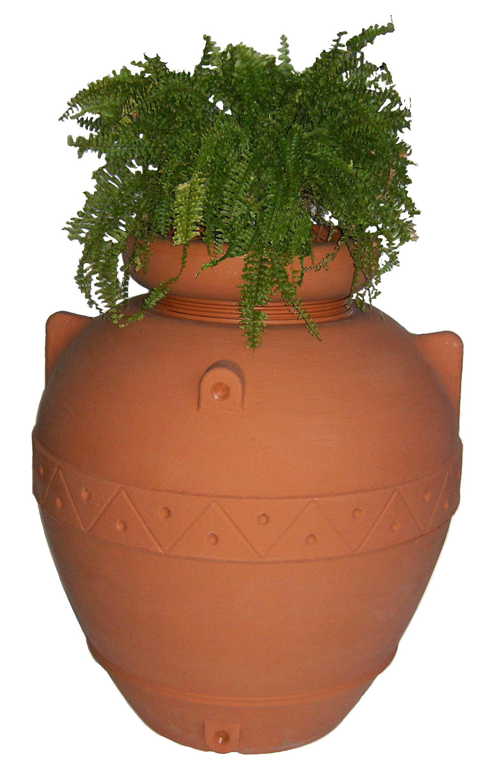 Depósito de Polietileno para Agua Orcio Giara Decorativo Efecto Terracota Mod. 500 litros Made in Italy