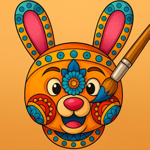 Relaxing Mandala Coloring Sketch Book - Magic Art Puzzle Game