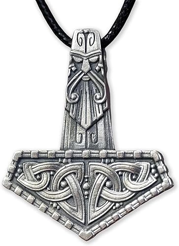 Miniatura 101 de Baldur Jewelry - Collar de martillo Thors Mjölnir - Colgante de martillo de Thor nórdico vikingo joyería vikingo - Collar Thor - Regalos Thor