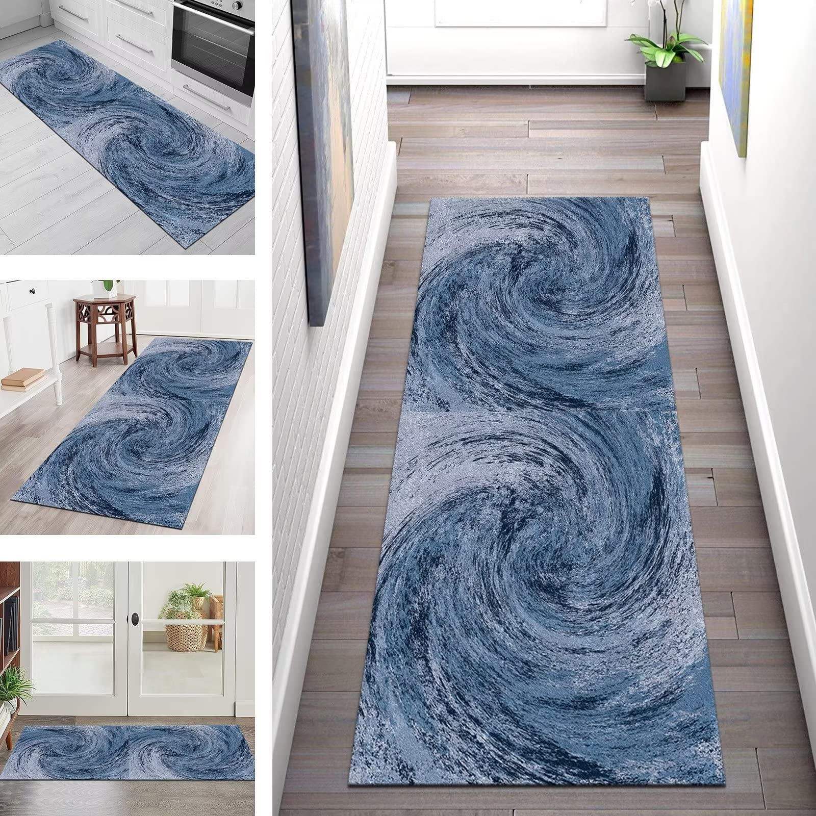Tapis de couloir long pour sol glissant, protection et confort 120 x 400 cm