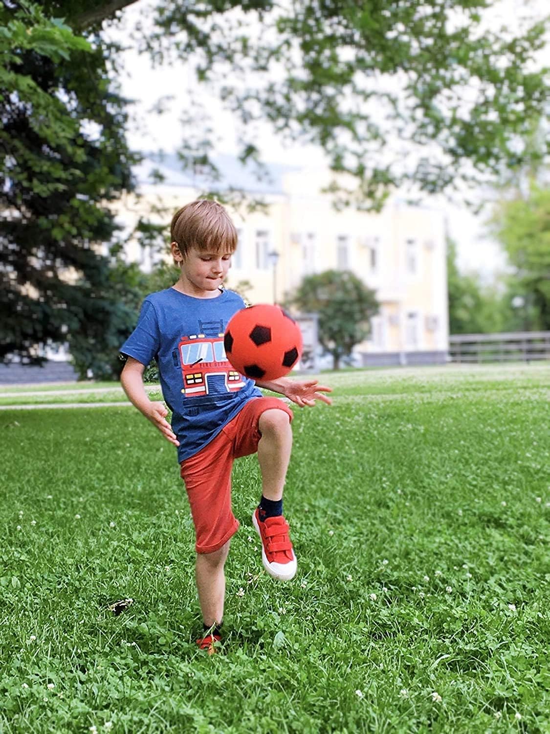 E-Deals Foam Balls - Pack of 2 (Size 4) Balls - 2 Different Colours selected at random from Blue, Red and Yellow - Image 5