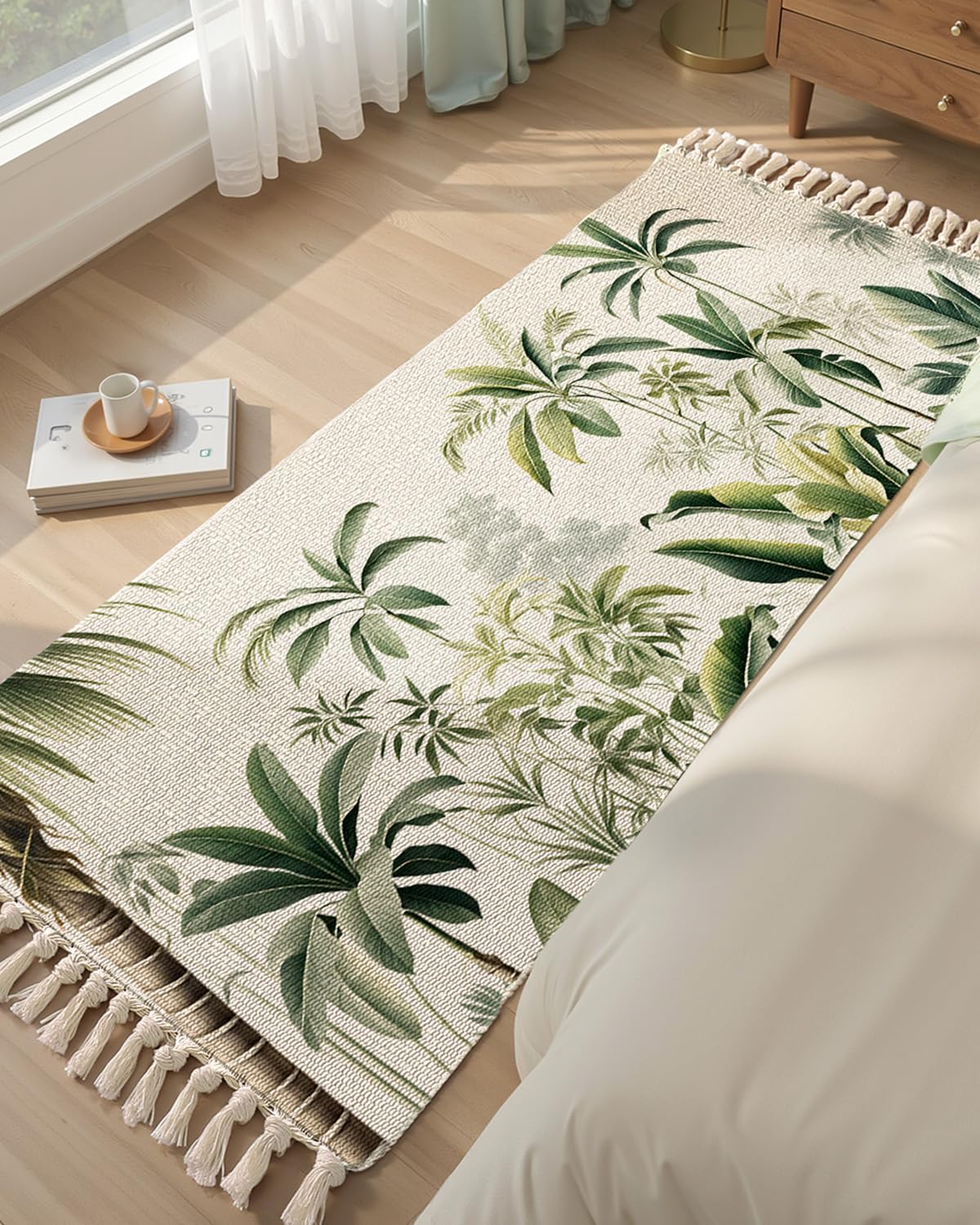 Handwoven Cotton Rug Runner - 60x152cm -1