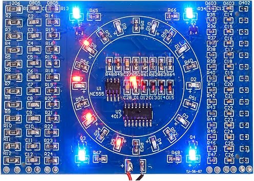 SMD SMT Soldering Practice Kit DIY Welding Practice Board with 150 Electronic Components for Electronics Beginners to Learn and Solder Skill Training Pack of 1pcs