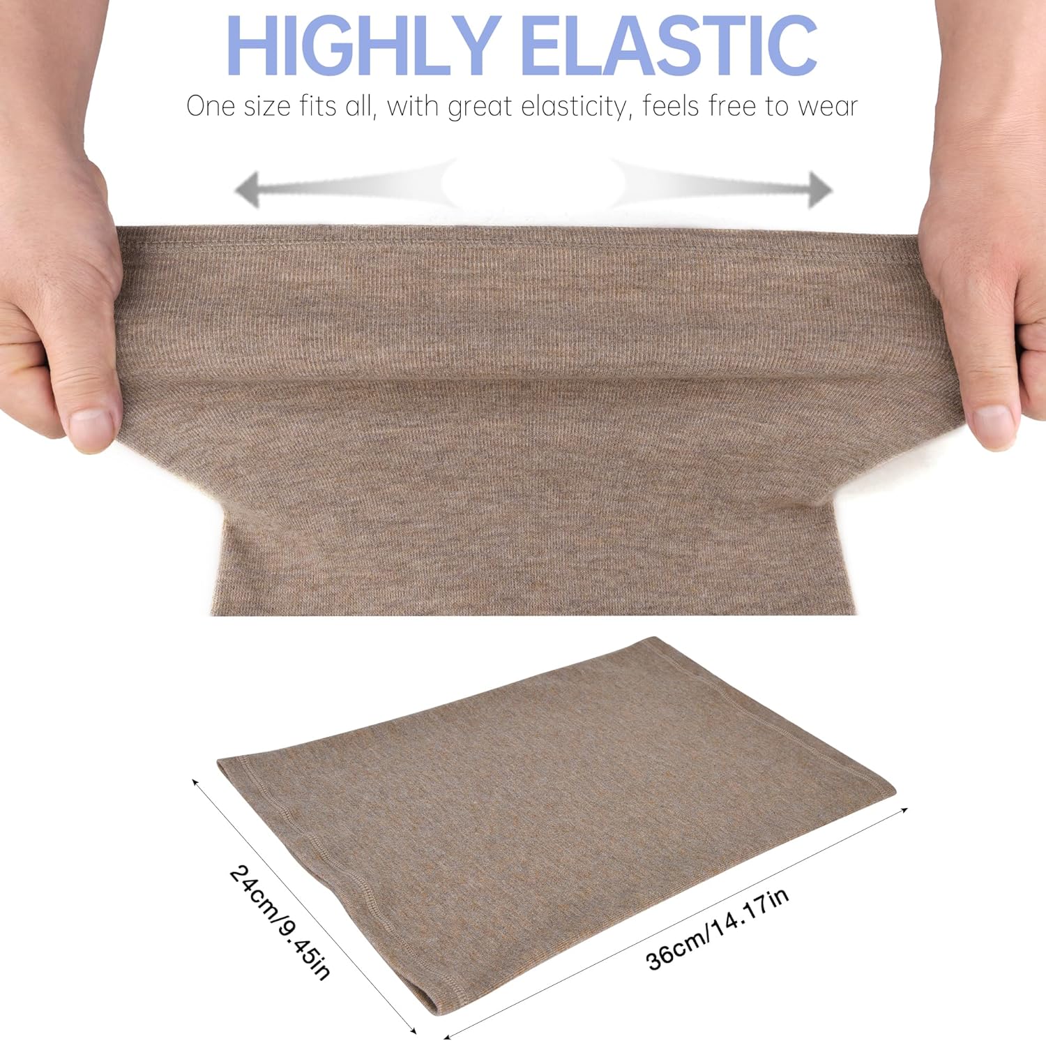 Winter Neck Gaiter Warmer, Soft Fleece Face Mask Scarf for Cold Weather Skiing Cycling Outdoor Sports - Image 3