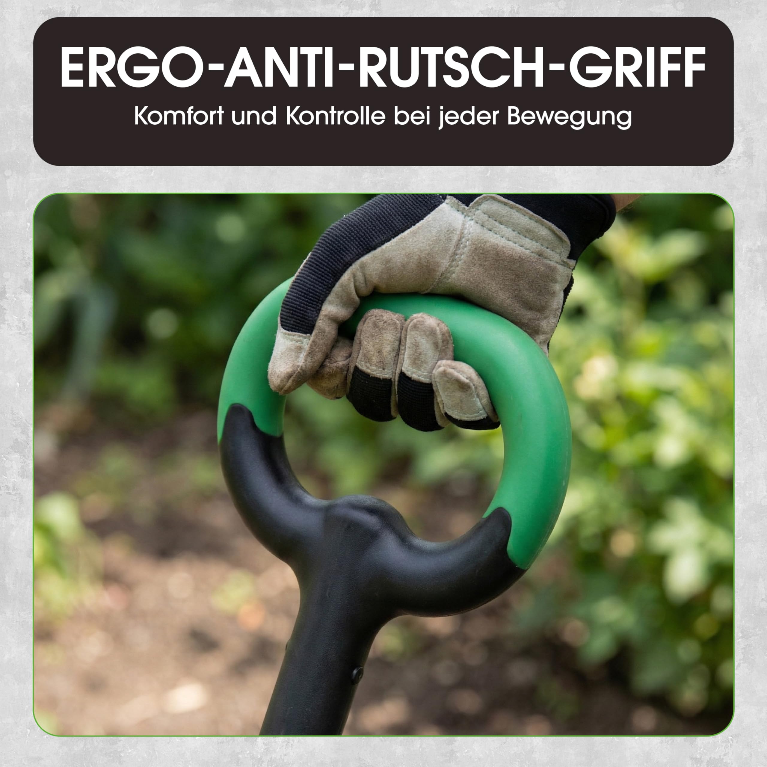 Hammersmith RayzerShovel - Spaten mit Wurzelsäge - Gärtnerspaten für Harte & steinige Böden zum Graben, Schneiden & Sägen - Trittkante für mehr Kraft, für Garten, BAU, Wurzeln entfernen