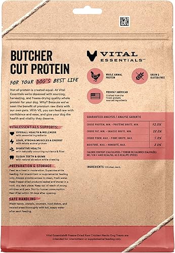 Miniatura 10 de Vital Essentials Golosinas crudas liofilizadas para perros de un solo ingrediente, hígado de res, 15 onzas