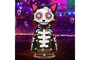 CiyvoLyeen Day of The Dead Lights: Illuminate Your Halloween with Spooky Elegance