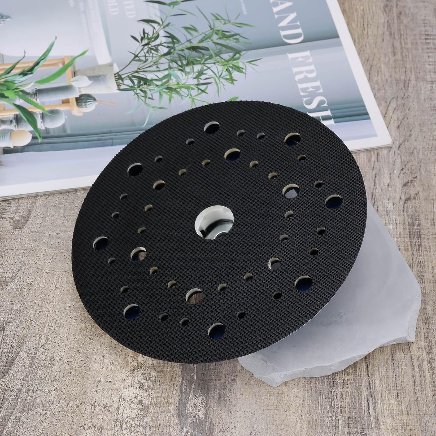 150 mm Backing Pad M8 Bolt Included Compatible with Rupes Bigfoot Compatible with LHR21 ES,Compatible with Mark 2,3 Sanding Pad for Polishing Machines Hard