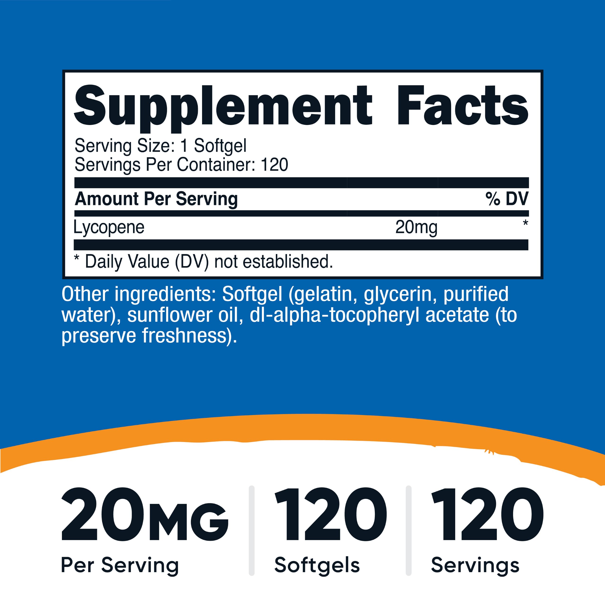 Nutricost Lycopene (20mg) 120 Softgels - Gluten Free, Non-GMO — Amazon image 2
