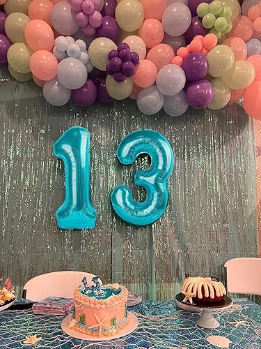 Vista 970 de Globos de números 0 de 40 pulgadas, globos negros de números para números 10, 20, 30, 40, 50, 60, 70, 80, 90, 100, globos de números 10, 20, 30, 40