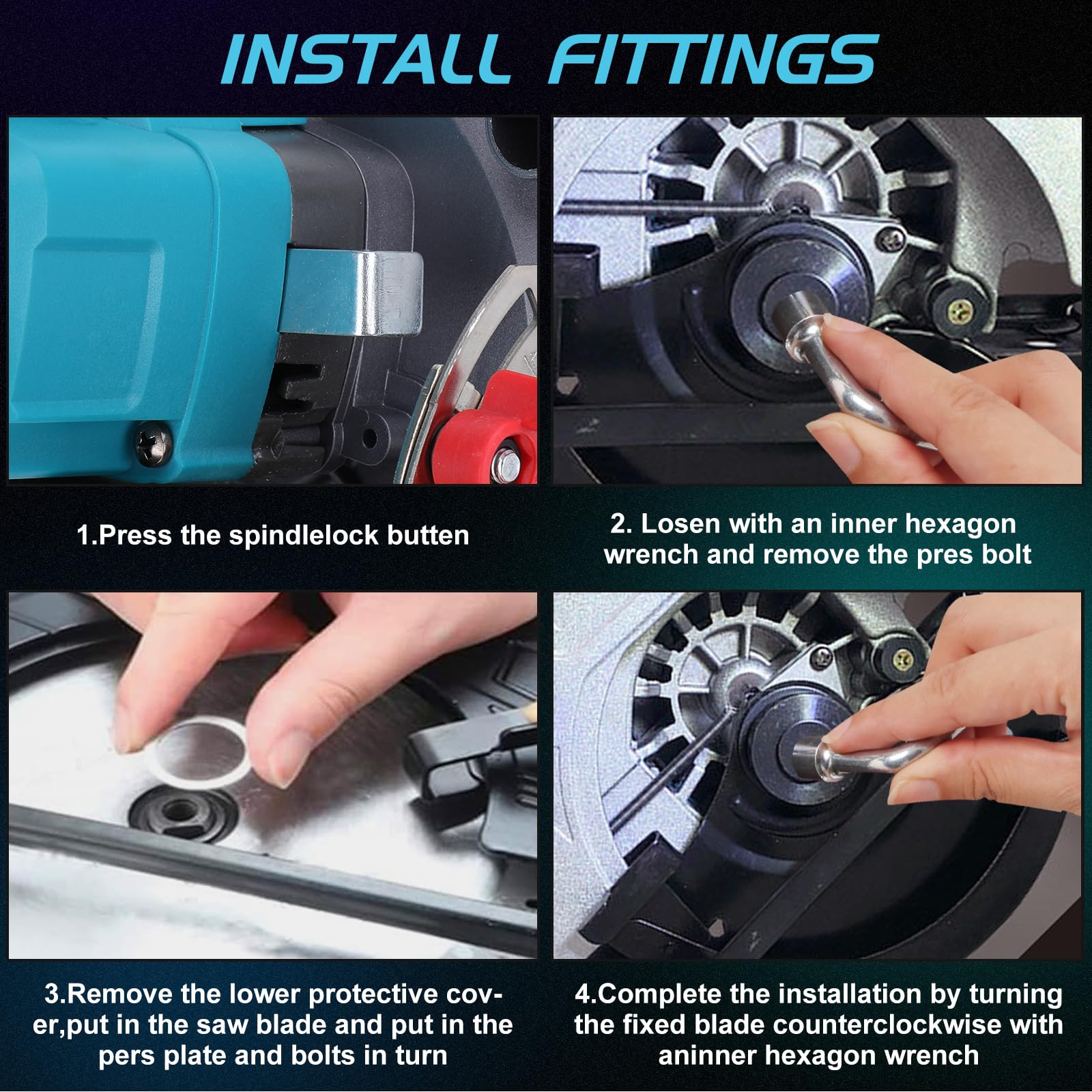 Sega Circolare Senza Spazzole 18V - Compatibile Makita Con Display Digitale - Foto 8