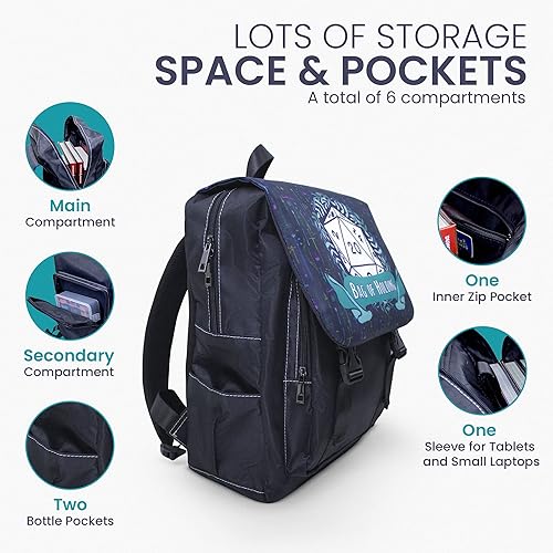 Miniatura 4 de Adventurer's Forge Dnd - Mochila de mano de RPG de mesa con hombros informales, accesorio para Dungeons and Dragons (D&D) para equipo de jugadores y