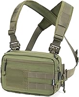 Vista 9 de Bolso Táctico de Cinturón de Pecho Oculto para Transporte Discreto CCW, Bolso Molle IFAK EMT Organizador Médico para Caza al Aire Libre, Tiro