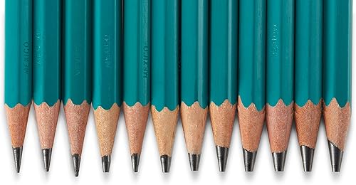 Vista 13 de Prismacolor Premier - Lápices de dibujo de grafito con borradores y sacapuntas, para adultos, juego de 18 piezas