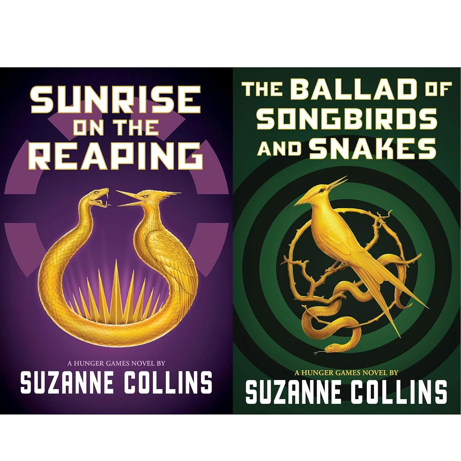 Hunger Games 2-Book Bestseller Collection Set – Sunrise on the Reaping & The Ballad of Songbirds and Snakes by Suzanne Collins      Hardcover – April 8, 2025