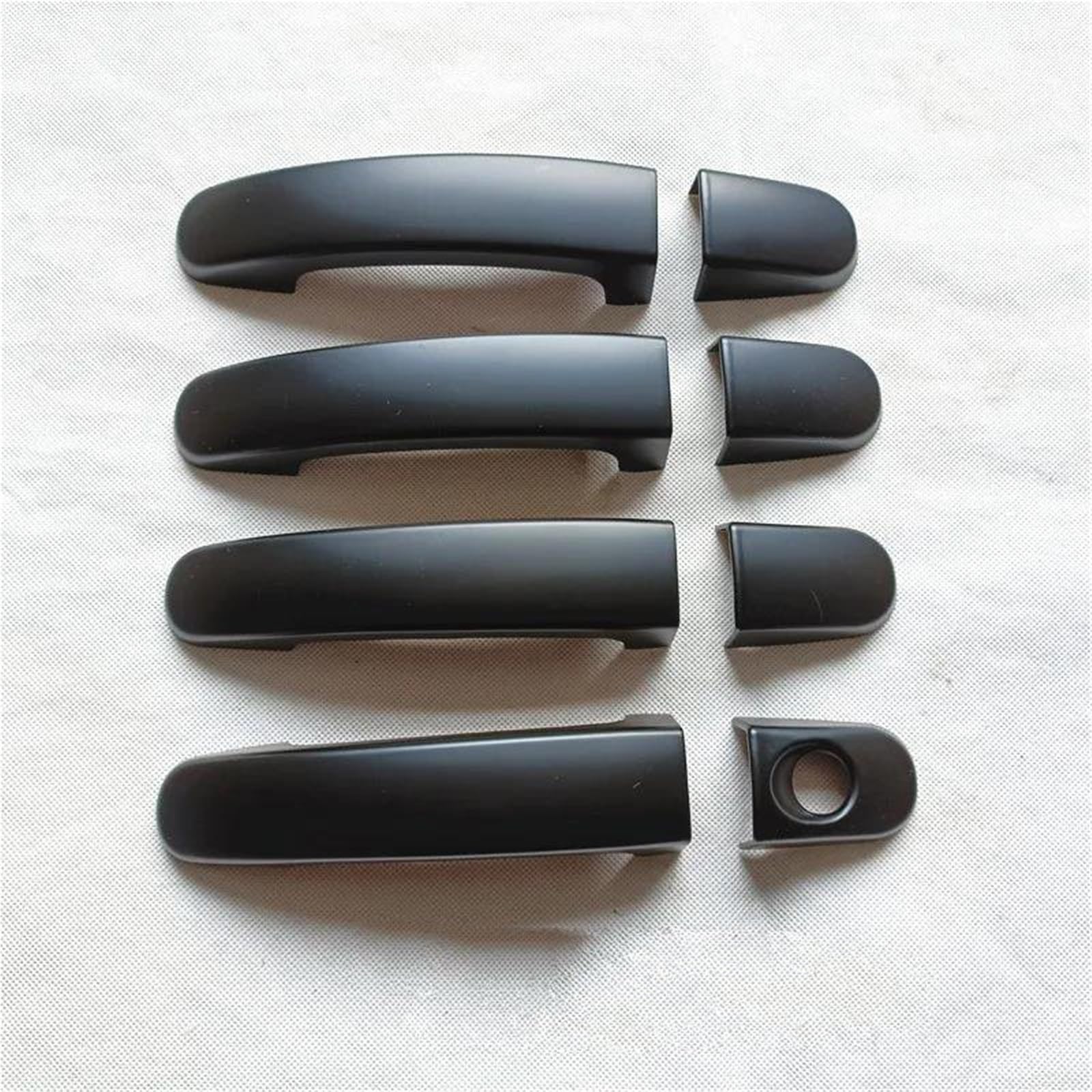 YUEYZHK for Ford for Ranger T6 2011 2013 2016 2017 2018 2019 2020 2021 Door Handle Cover Trim Plastic Imitation Carbon Fiber(Style 1)