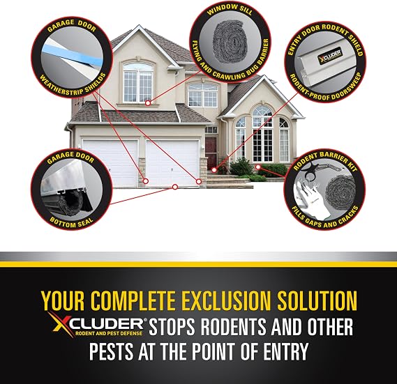 Xcluder 36 Standard Door Sweep, Dark Bronze 2-Pack Seals Out Rodents & Pests, Enhanced Weather Sealing, Easy to Install; Rodent Protection; Rodent Proof Door Sweep