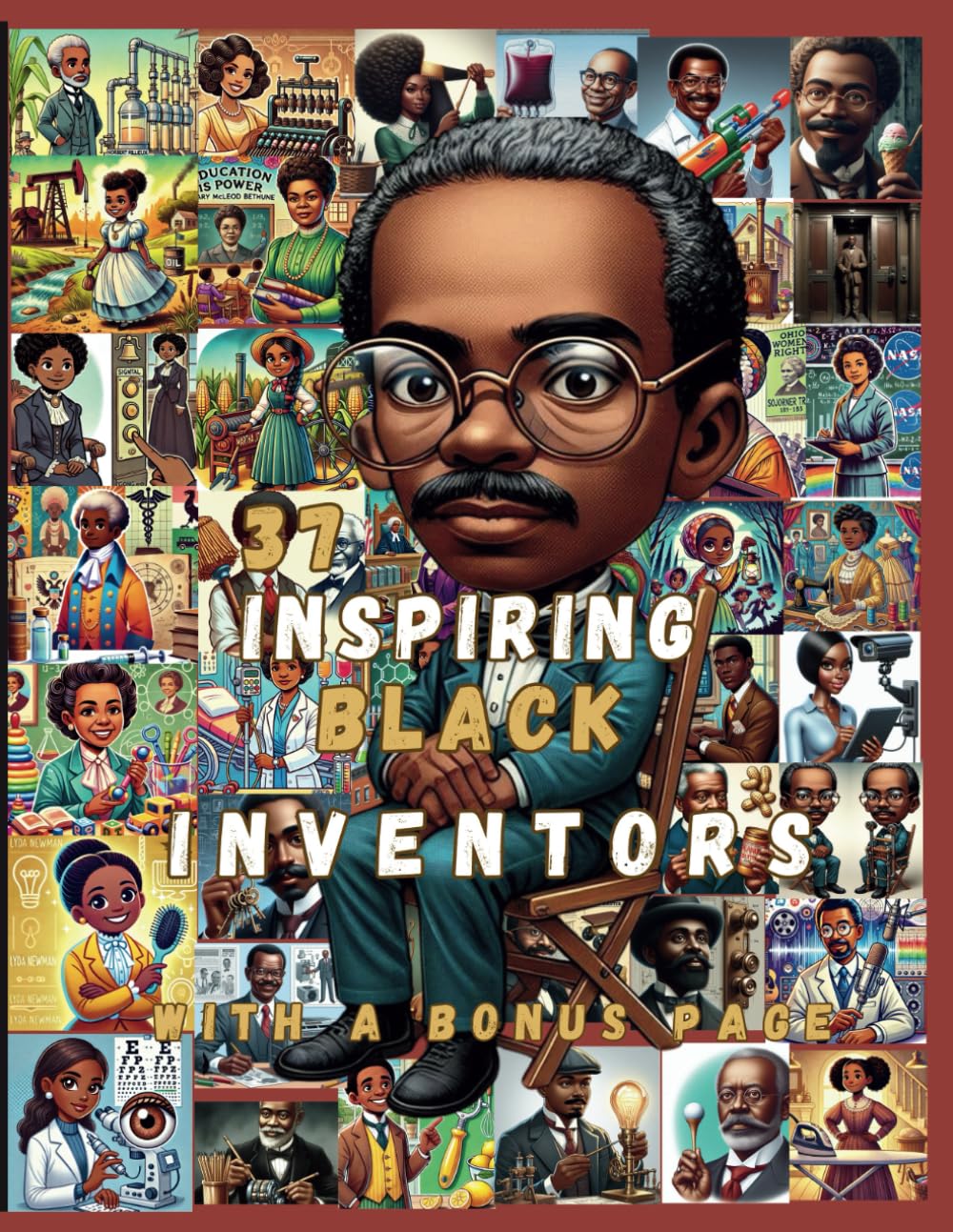 "Inventors in Rhyme: 37 Stories of Black Brilliance": "Nursery Rhymes and Fun Facts About Black Innovators Who Changed the World" 37 Illustrated