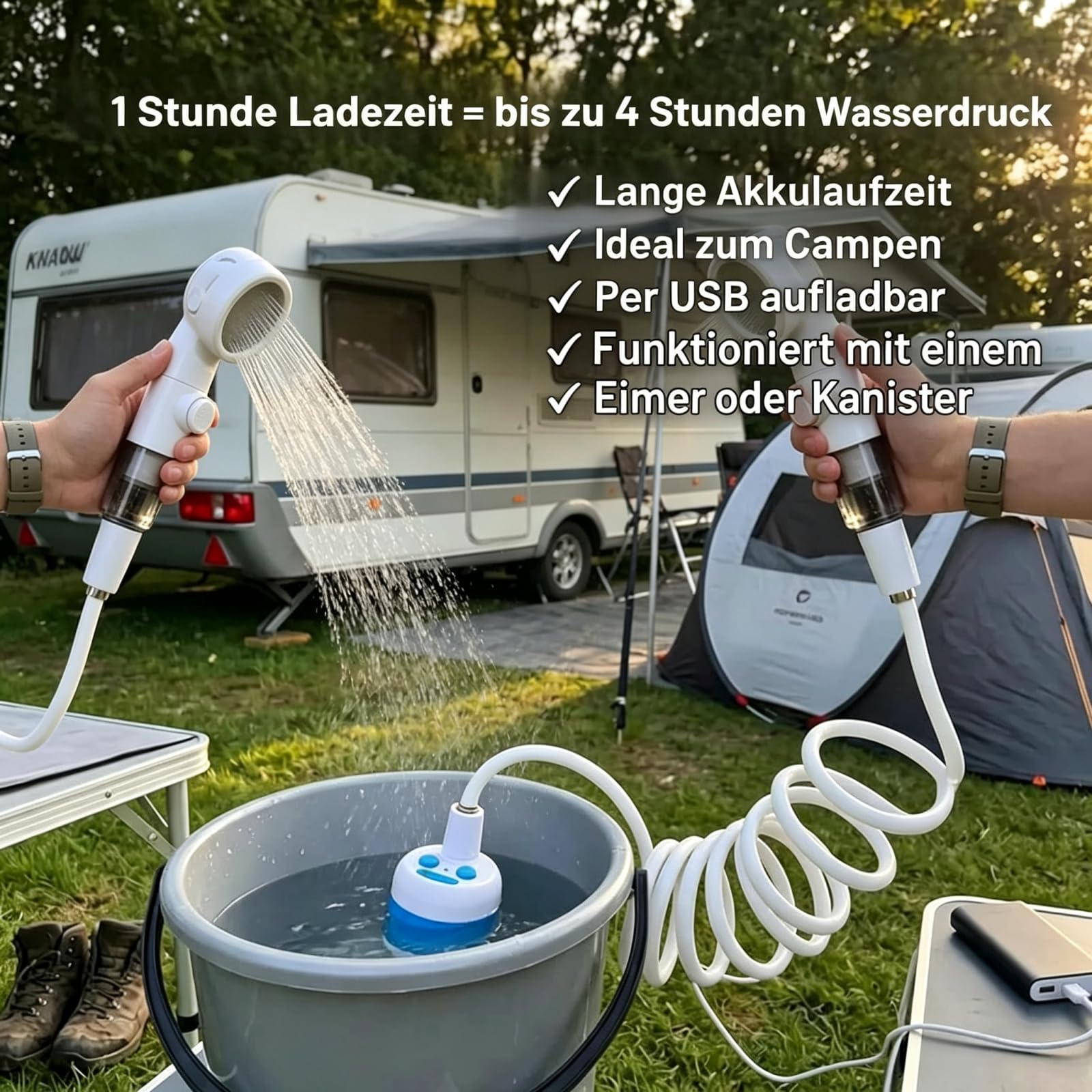 Craftaison Tragbares Wasserpumpen-Set