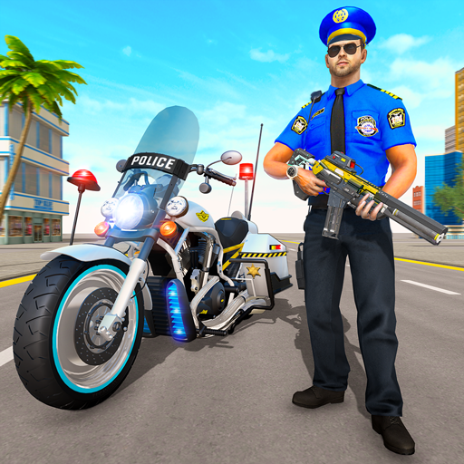 Polizei-Motorrad" Ausmalbild - Kostenlos Herunterladen