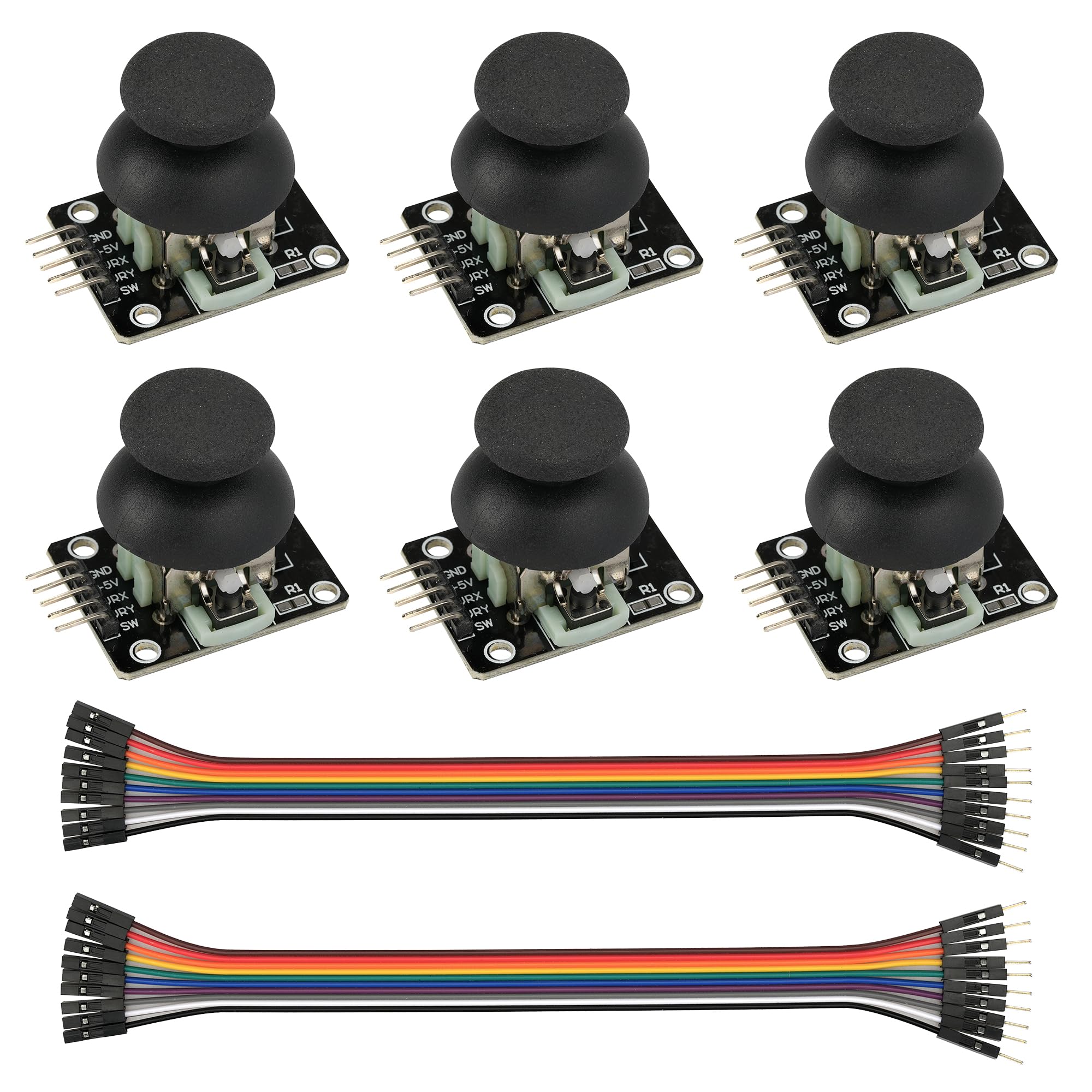 Amazon.com: MTDELE 6Pcs Joystick Dual-axis XY Module PS2 Game