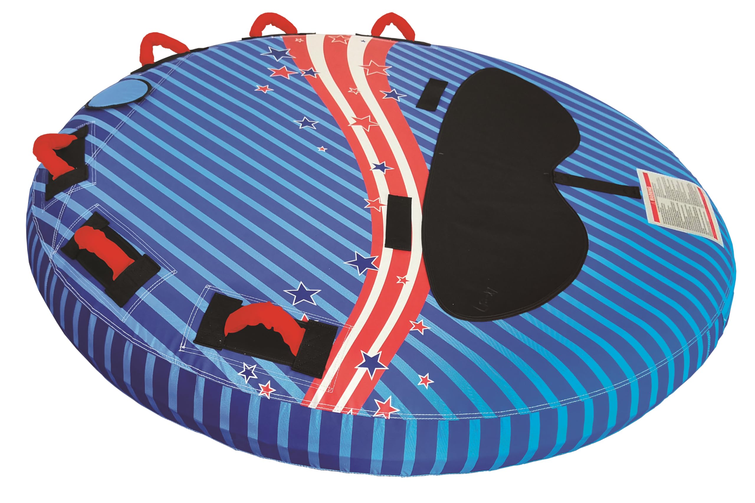 Marpac USA Towable 3-Rider Round Tube, Red, White & Blue