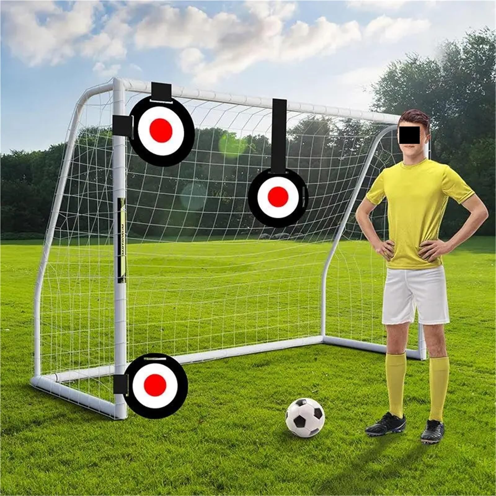 Set di 4 coni piatti, bersagli for allenamento calcio, dischi agilità, attrezzatura for sport squadra Per Calcio