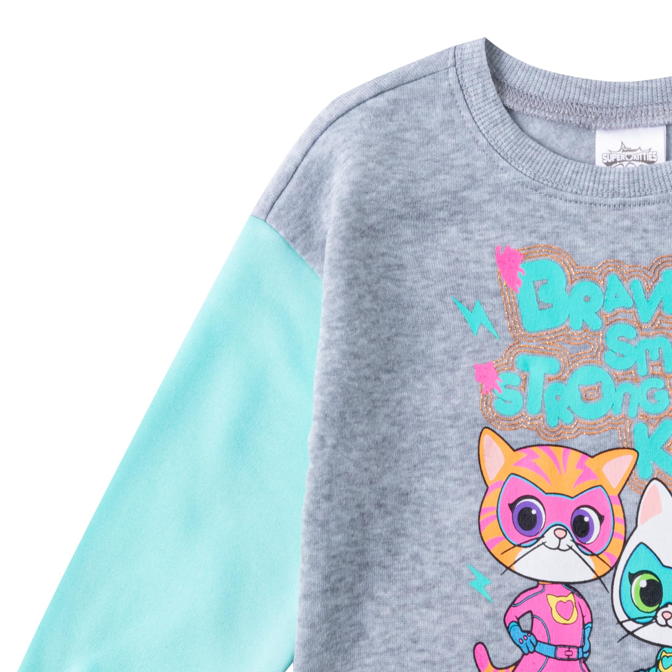 Disney Super Kitties Mädchen-Fleece-Sweatshirt und Leggings für Kleinkinder und große Kinder