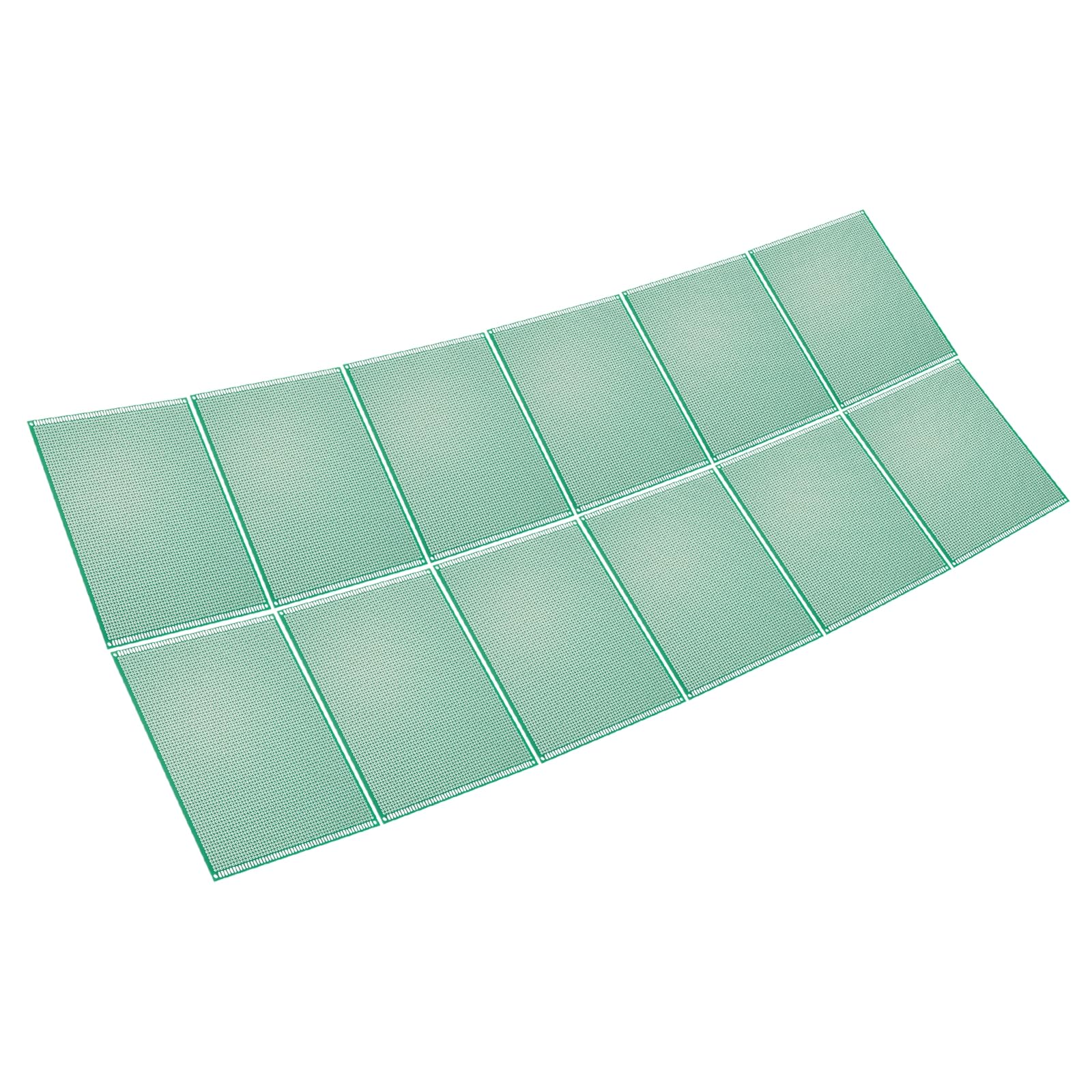 PATIKIL 12 Pezzi Scheda Circuito PCB 6" x 7.9" Schede Prototipo Verde