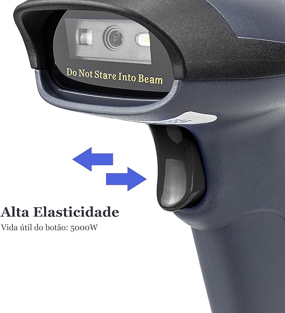 NETUM USB Barcode Scanner with Stand, Wired 1D CCD Scanner for POS - M3S | Handheld Bar Code Reader, Compact 1D CCD scanner for printed labels, book barcodes, retail tags, school assets, and inventory