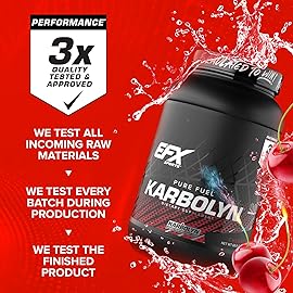 EFX Sports Karbolyn Fuel | Pre, Intra, Post Workout Carbohydrate Supplement Powder | Carb Load, Energize, Improve & Recover Faster | Easy to Mix | Cherry Bomb (4 LB 4.8 OZ)
