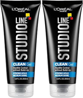 Studio Line Clear Minded Clean Gel - Strong Hold 6.8 fl; oz. (Pack of 2)