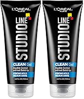 Vista 7 de L'Oreal Paris Studio Line Clear Minded Clean Gel - Fuerte fijación 6.8 onzas líquidas. Mente clara