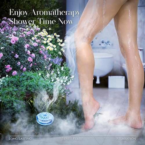 Miniatura 5 de Vaporizadores de ducha de aromaterapia con bandeja de vapor de ducha, 20 piezas de vaporizadores de ducha orgánicos, regalos relajantes para