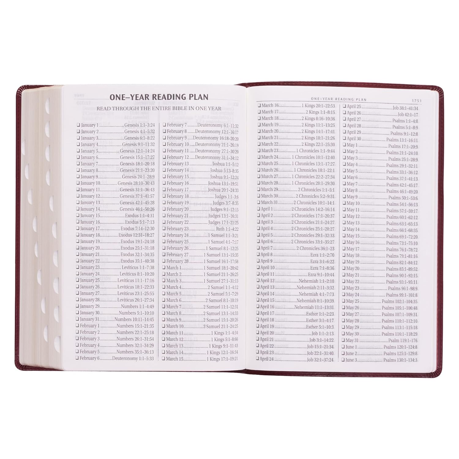 KJV Holy Bible, Super Giant Print Faux Leather Red Letter Edition - Thumb Index & Ribbon Marker, King James Version, Burgundy (KJV Super Giant Print Editions) - Image 7