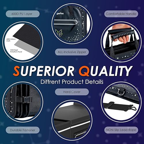 Miniatura 4 de Organizador de maletero de coche de gran capacidad de 95 L, incluye paquete de hielo de 26 L, diseño de constelación fluorescente, impermeable y