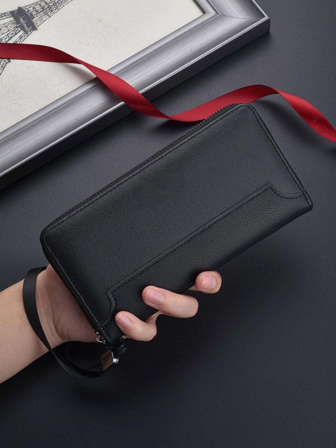 VIDI Men's Wallet Large Capacity PU Multi-card Slot Hand-held