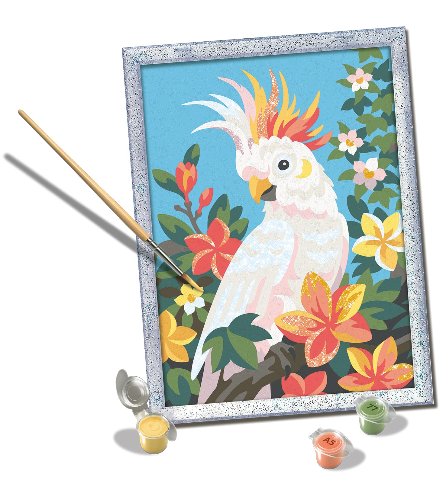 CreArt Cockatoo Paint by Numbers Kit for Kids