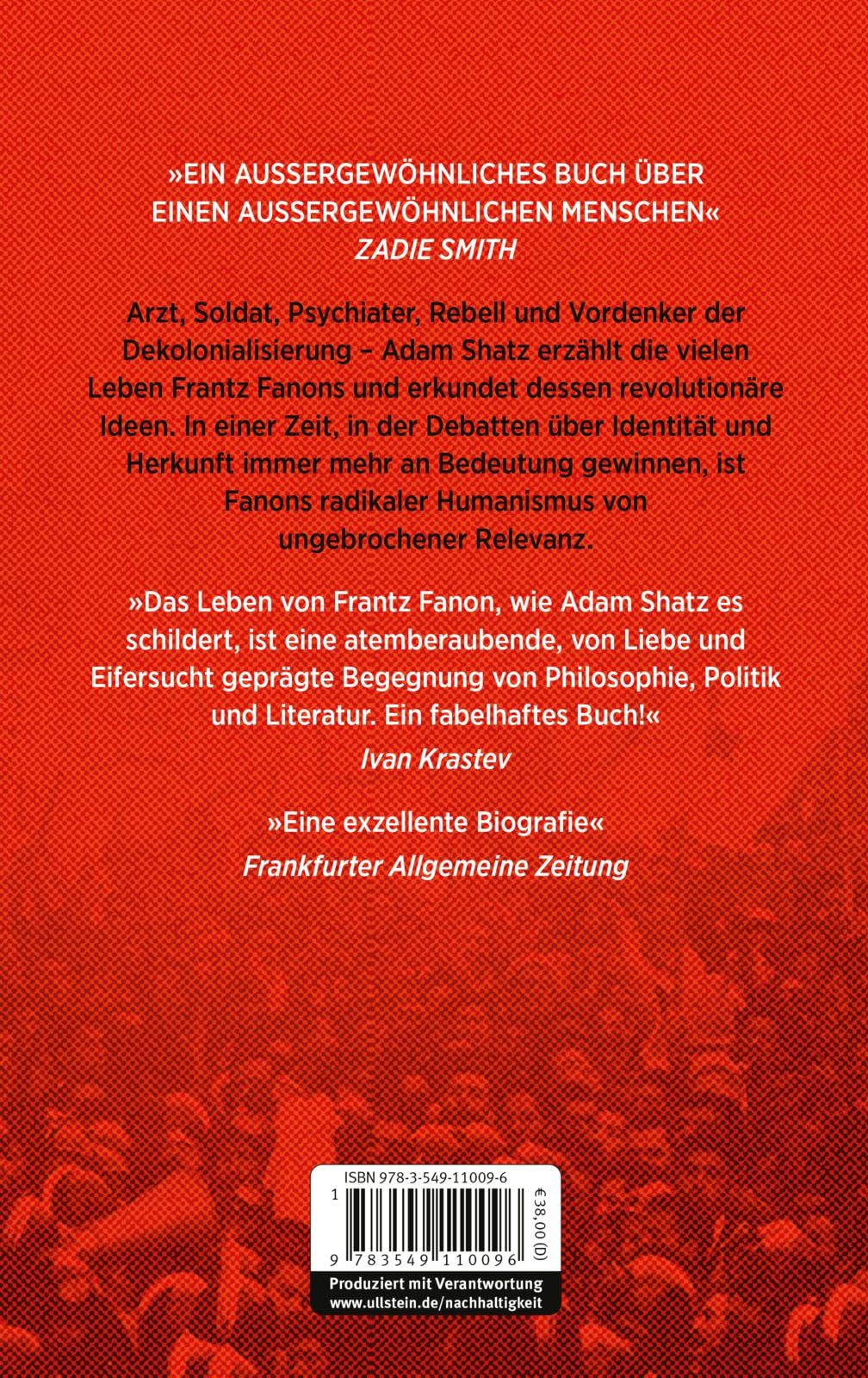 Arzt, Rebell, Vordenker: Die vielen Leben des Frantz Fanon | »Ein außergewöhnliches Buch über einen außergewöhnlichen Menschen« Zadie Smith