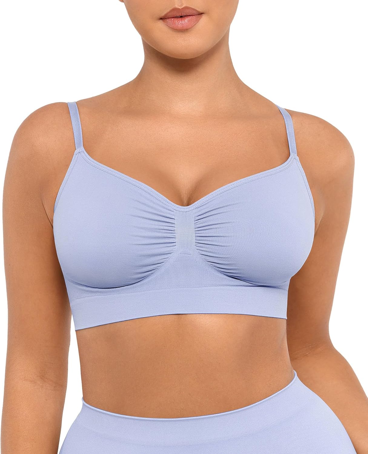 FeelinGirl Bralettes for Women with Support Comfortable Bras No Underwire Seamless Everyday Bras