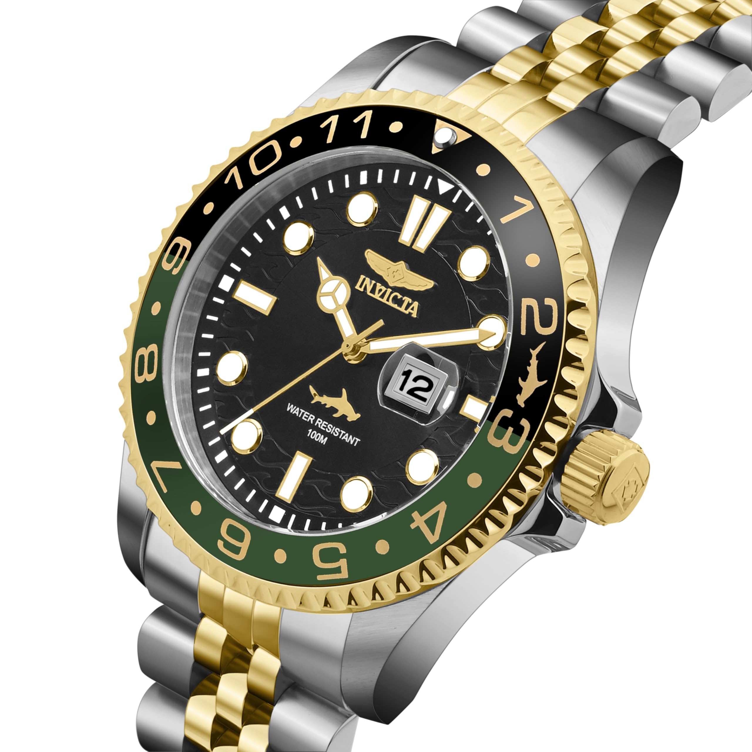 INVICTA Pro Diver 30625 Reloj de Hombre - Movimiento de Cuarzo - Acero Inoxidable con Esfera Negra - 43 mm