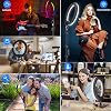 Anillo de Luz STALLY de 10.2" con Soporte, Trípode de 75" con Soporte para Teléfono y Control Remoto Inalámbrico, 12 Niveles de Atenuación, 32 Modos de Color, Luz para Selfies con Trípode para iPhone, Transmisiones en Vivo, Maquillaje, YouTube, TikTok 8